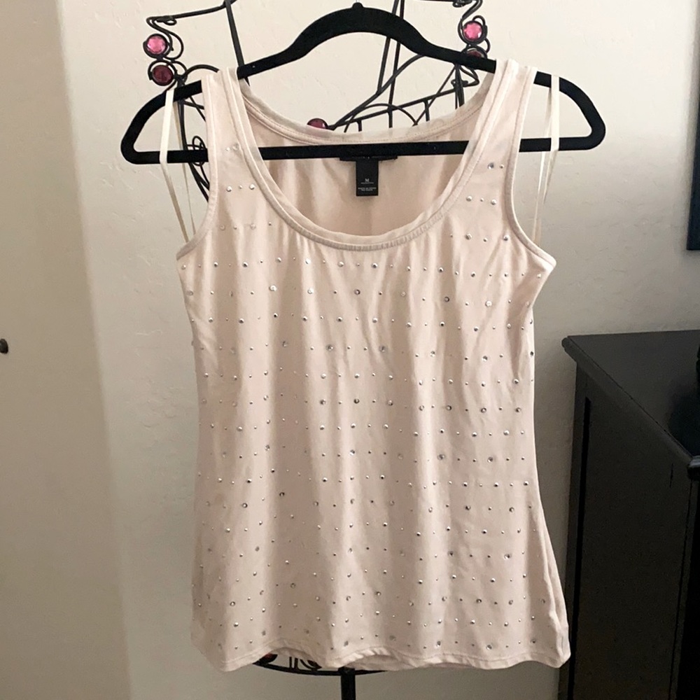WHBM Sequin tank shirt